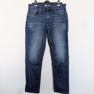 Old Navy Athletic Built-In Flex Jeans – Men's 33 x 34